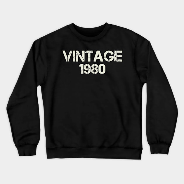 Vintage 1980 Crewneck Sweatshirt by silentboy